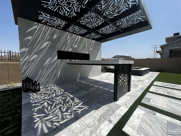 Custom Decorative Aluminum Pergolas