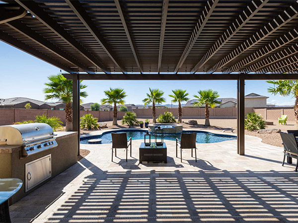 Lattice Patio Covers for Filtered Sunlight and Airflow